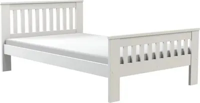 Produktbild von Einzelbett aus Holz, 120x200 MEBANE - Weißkiefer