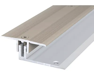 Produktbild von Übergangsprofil Aluminium Edelstahloptik eloxiert 13x34x1000 mm