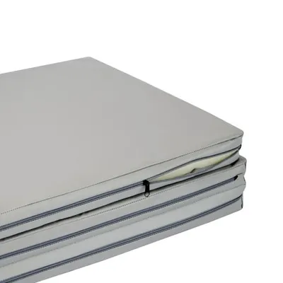 Image de Matelas de gymnastique Gamma 200x100x10 quatre pièces gris