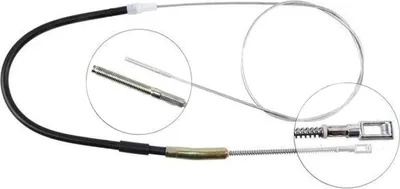 Produktbild von A.B.S. Handbremsseil Seilzug Feststellbremse für VW Kaefer Typ 1 K11476