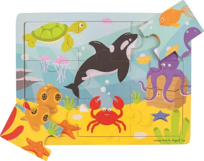 Zdjęcie produktu dla Bigjigs Toys Drewniane puzzle Sea World