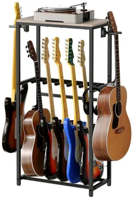 Immagine prodotto di Supporti per chitarra adatti a diversi strumenti musicali, con accessori aggiuntivi