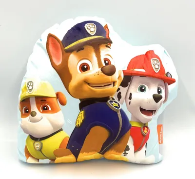 Produktbild von Kinder Formkissen Paw Patrol Kinderkissen Plüschkissen Kissen 38 x 38 x 10 cm