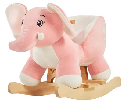Productafbeelding van Elzusha - Olifant Baby Schommelpaard voor Peuters, Roze
