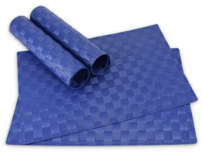 Produktbild von Tischsets MODERN 4er Set Blau als Tischuntersetzer
