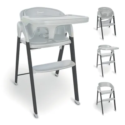 Produktbild von BabyGo Hochstuhl Levels, grau/anthrazit