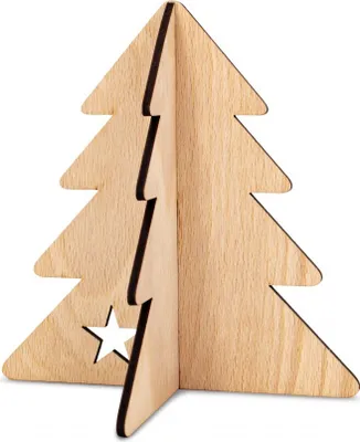 Produktbild von Tannenbaum aus Buchenholz 16cm