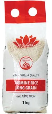 Image de Riz basmati blanc à grains longs, 1 kg - Ricefield