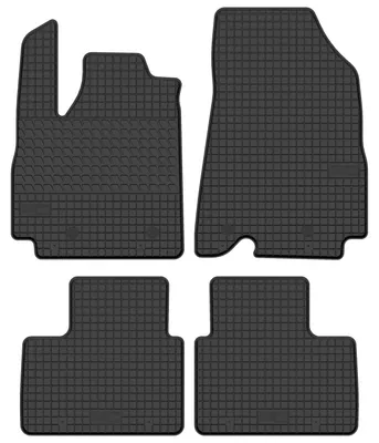 Produktbild von Gummi-Fußmatten für Renault Arkana 2021- (Crossover) – 4-tlg, Schwarz, passgenau – Wielganizator SolidTread