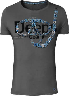 Immagine prodotto di HOTSPOT DESIGN Maglietta Deeps Gear Metal Mask, S, grigio, maglietta subacquea, 030000201