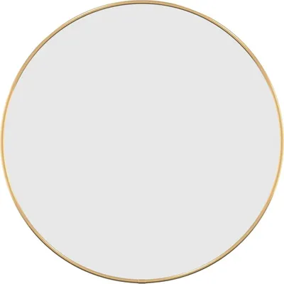 Produktbild von vidaXL Wandspiegel Golden Ø 50 cm Rund