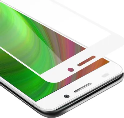 Immagine prodotto di Cadorabo pellicola blindata per Honor 6A pellicola protettiva in nero a schermo intero vetro temperato di protezione del display