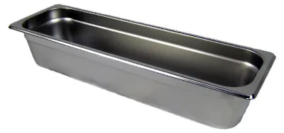 Produktbild von GN 2/4 Gastronormbehälter GN-Behälter Edelstahl Tiefe 100mm Gastronorm
