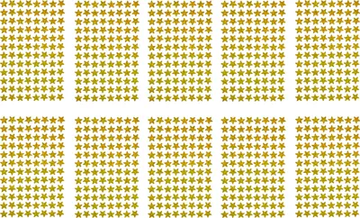 Produktbild von Oblique Unique 960x Sterne Sticker Stern Aufkleber Holo Effekt glitzernd zum Basteln Scrapbooking Dekoration - gold