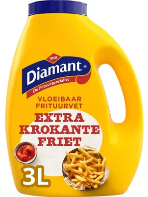 Obrázok produktu pre Diamant Extra Brittle Frit Frituurvet 3000 g – chrumkavý tuk na hranolky