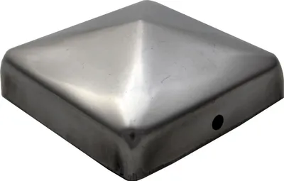 Produktbild von DEL Pfostenkappe Pyramide 71 x 71 mm,  Edelstahl