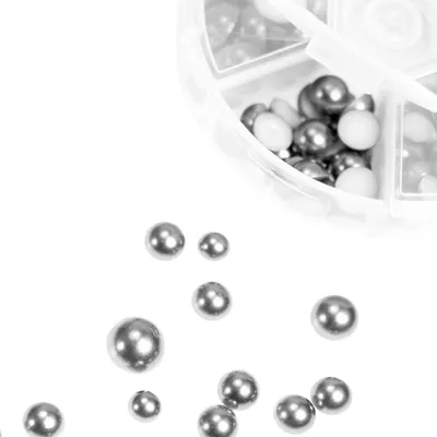 Strasssteine Cabochons Kunststof grau