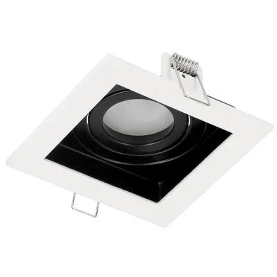 Produktbild von Deckenstrahler Einbaustrahler RUTEN 1 WHITE quadratisch schwarz-weiß EDO777128 EDO