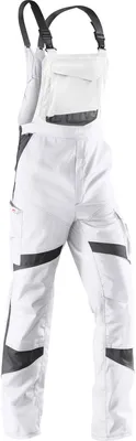 Produktbild von Kübler Activiq Latzhose weiß/anthrazit Gr. 24