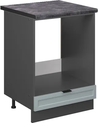 Produktbild von Herdumbauschrank Vicco Fame-Line Hellblau-grau 60 cm , AP Anthrazit, Model 50683