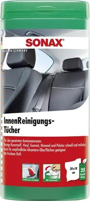 Produktbild von SONAX  Reinigungstücher für Autoinnenraum 25 Stk. in Kunststoffbox