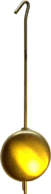Produktbild von Wintermantel Mechanik-Jockelependel Messing gelb mattiert; L:32mm, Ø:16mm