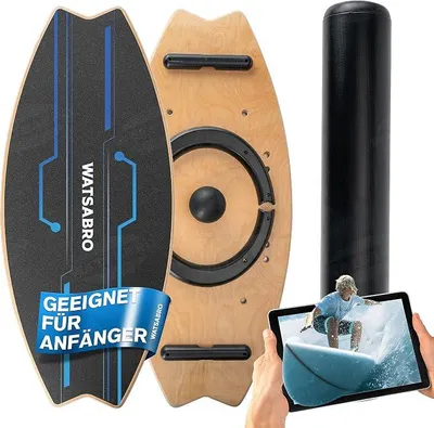 Imagen del producto de Tabla de equilibrio, tabla de equilibrio para surf con topes ajustables