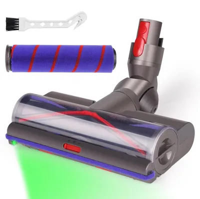 Bürsten-Set für Dyson V7–V15 mit LED, 2 Rollen