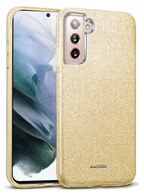 Zdjęcie produktu dla Etui na telefon komórkowy Samsung Galaxy S22 brokatowe etui ochronne TPU, złote