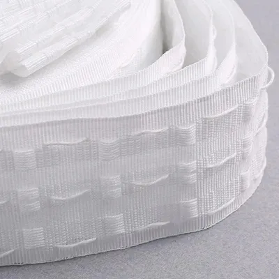 Produktbild von Faltenband Gardinenband 7.5CM Breit, 10M Lang, Universelles Nähband für kreative Projekte, 100% Polyester