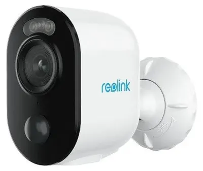 Zdjęcie produktu dla Reolink Argus Series B310, Kamera bezpieczeństwa IP, Wewnętrz i na wolnym powietrzu, Bezprzewodowy, Sufit / Ściana, Czarny, Biały, Tubowa