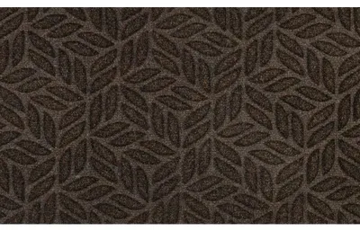 Produktbild von wash+dry Schmutzfangmatte Dune Leaves Dark Brown - 45 x 75 cm