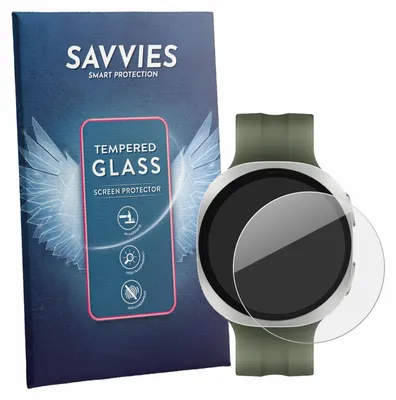 Produktbild von Savvies Schutzglas für Samsung Galaxy Watch 9 (40 mm) Displayschutz 9H Glas klar transparent
