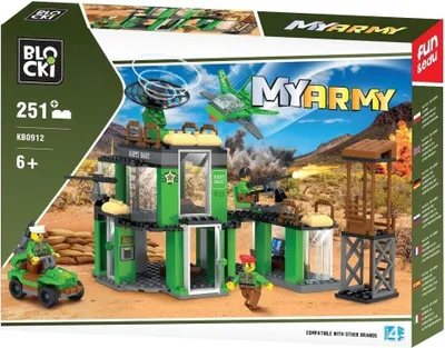 Obrázek produktu pro Bloky MyArmy Military Base 251 el.