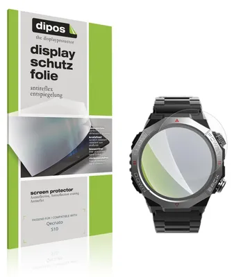 Produktbild von 6x Schutzfolie für Qecnato S10 matt Displayschutzfolie Folie Display Schutz dipos