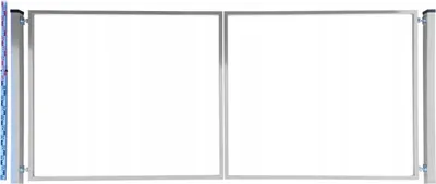 Obrázek produktu pro Brána RAMA pro latě a panely 170 cm ZINKOVANÁ + SLOUPKY | latě