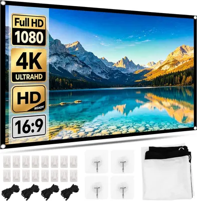 Obrázok produktu pre Premietacie plátno 152 cm, 16:9, skladacie, polyester, pre domáce kino