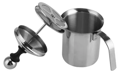 Produktbild von Manuelle Milchschaumer mit doppeltem Sieb und Druckmechanismus