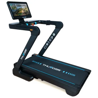 Image de Tapis de course électrique - THUNDER - ELION 4 HP - Écran tactile TFT 21,5 pouces Android WiFi Bluetooth 20 km/h 25 niveaux d'inclinaison jusqu'à 18kg