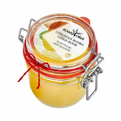 Obrázek produktu pro Soaphoria Organický solný tělový peeling Citrusová bomba 255 ml