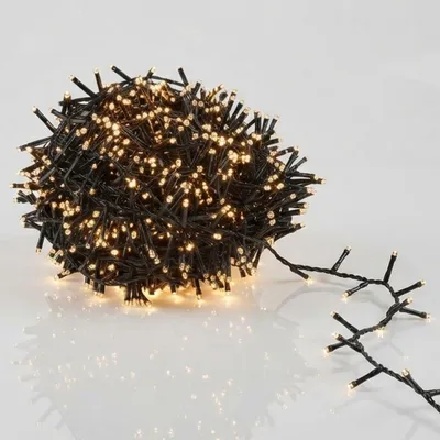 Produktbild von LED Lichterkette extra warm weiß - 24 m / 1200 LED - Weihnachtsbeleuchtung für Außen und Innen