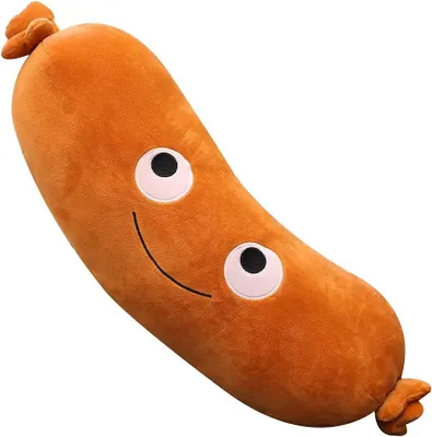 Produktbild von Wurst-Plüschkissen, 18 cm (7 Zoll)
