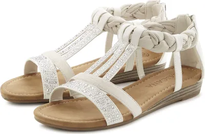 Produktbild von LASCANA Sandale Sommerschuh, Sandalette offwhite Größe 42