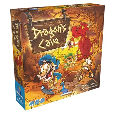 Produktbild von BLOD0064 - Dragons Cave - Brettspiel, für 2 bis 4 Spieler, ab 7 Jahren