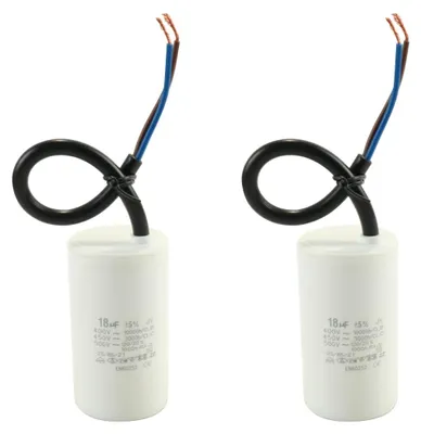 CBB60 Kondensator 18μF 450V AC 4-Pin Motor 50/60Hz