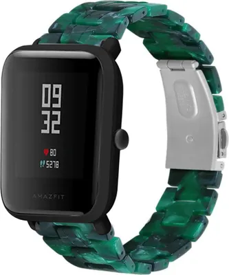 Produktbild von Strap-it Xiaomi Amazfit Bip Harzarmband (Grün)