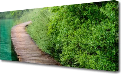 Produktbild von Tulup Leinwand-Bilder 125x50 Wandbild Canvas Kunstdruck Brücke Architektur
