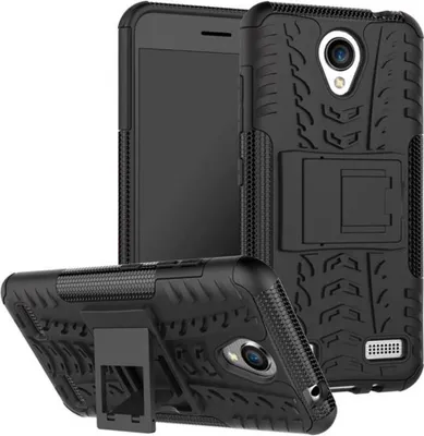 Produktbild von Hybrid Case 2teilig Outdoor Schwarz Tasche Hülle für ZTE Blade A520 Neu Cover