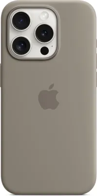 Produktbild von Apple iPhone Silicone Case mit MagSafe - iPhone 15 Pro Max - Clay - Neu