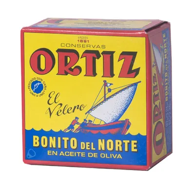 Zdjęcie produktu dla Ortiz El Velero Biały Tuńczyk w Oliwie z Oliwek 67g